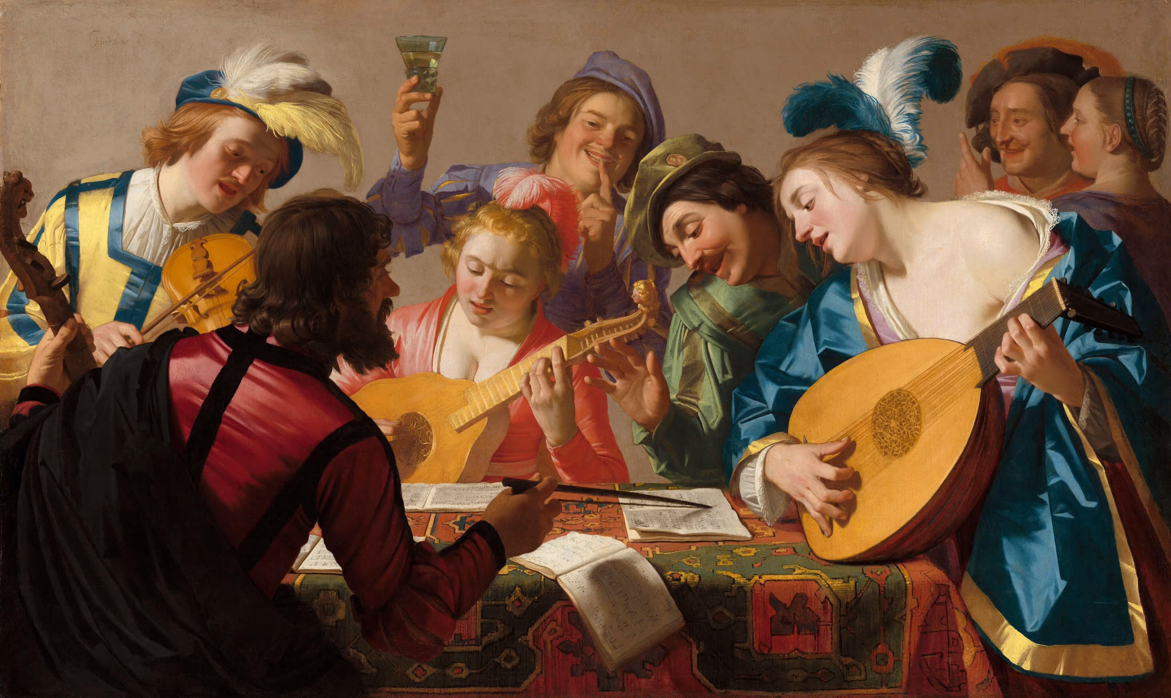 The Concert (1623) by Gerrit van Honthorst